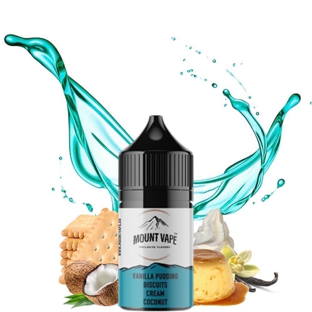 Mount Vape Vanilla Pudding Biscuits Cream Coconut 10ml/30ml Flavor Shot