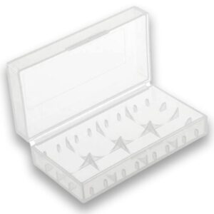 Θήκη Πλαστική Για 2 Μπαταρίες 20700/21700